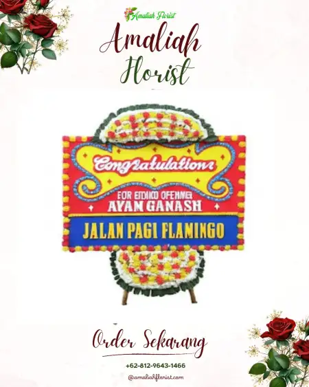 Sewa Papan Bunga Topoyo
