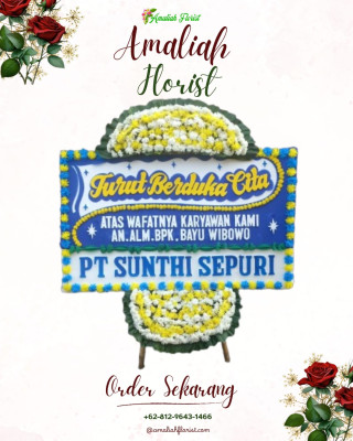 Papan Bunga Duka di Topoyo